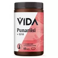 VIDA Punariisi+Q10 60kaps 37g