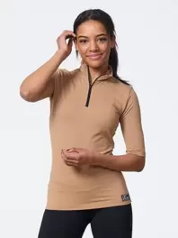 TARJOUS! Aikuisten lyhythihainen vetoketjupoolo T-2326