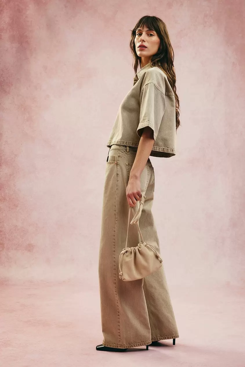 Wide jeans high waist