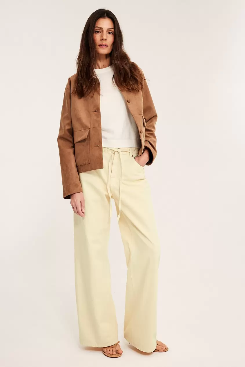 Wide jeans high waist