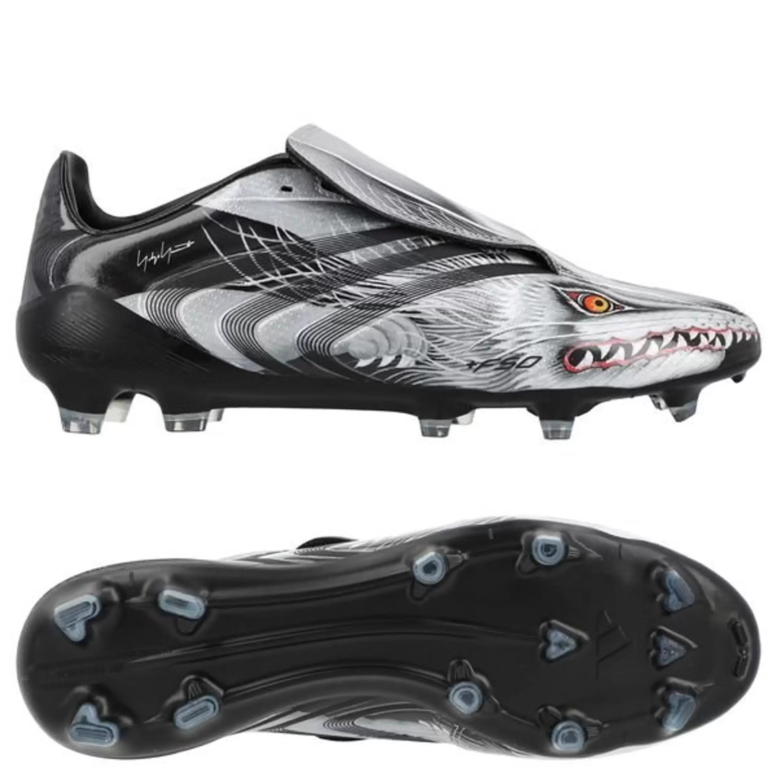 Adidas F50 Elite Tunit Y-3 FG - Hopea/Musta/Harmaa LIMITED EDITION