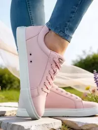 Low-top sneaker, Pink