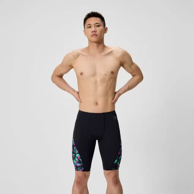Men's Club Training Spliced Jammer Black/Green