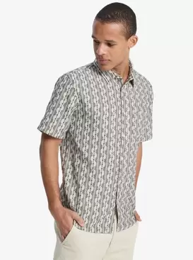 Horizons Men Brown Short Sleeve Shirt