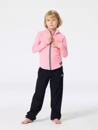 Lasten takki kimallevetoketjulla, Baby pink –