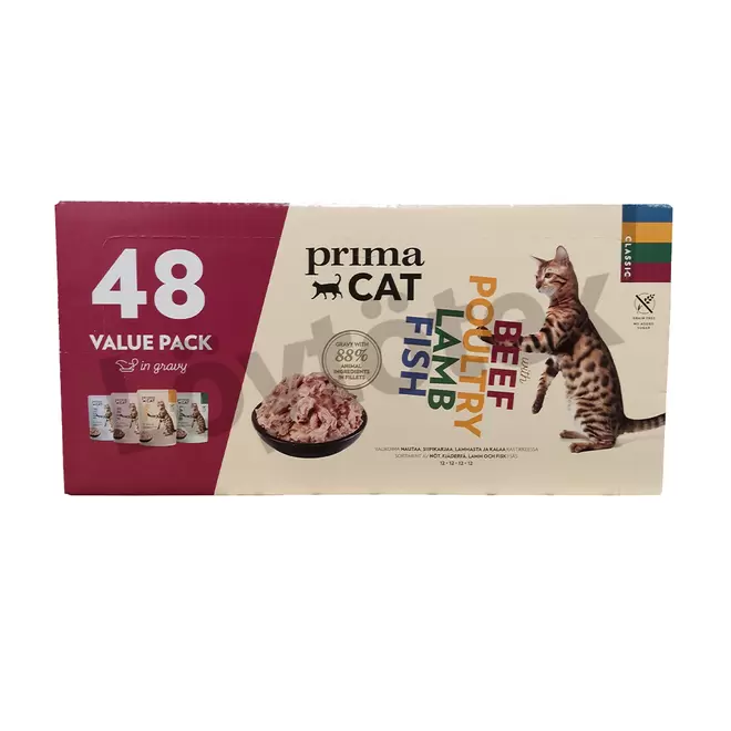 PRIMACAT 48x85g kastikelajitelma
