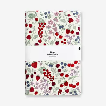 Tablecloth with strawberry print ...