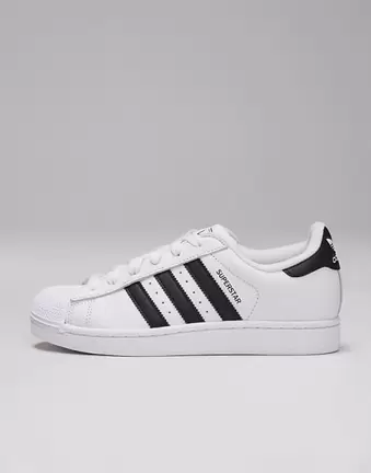 Adidas Originals Superstar II trainers in white and black