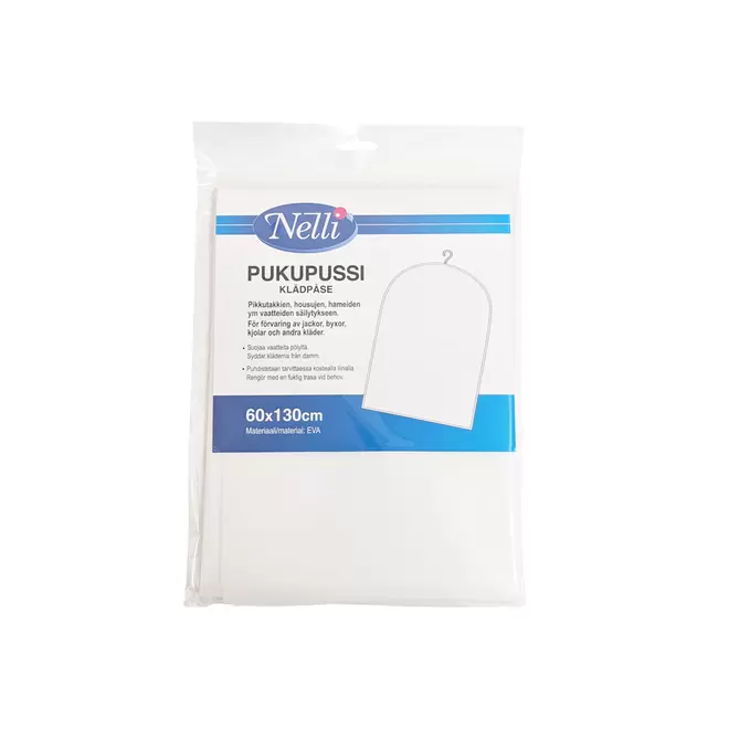 Pukupussi 60x130cm valkoinen