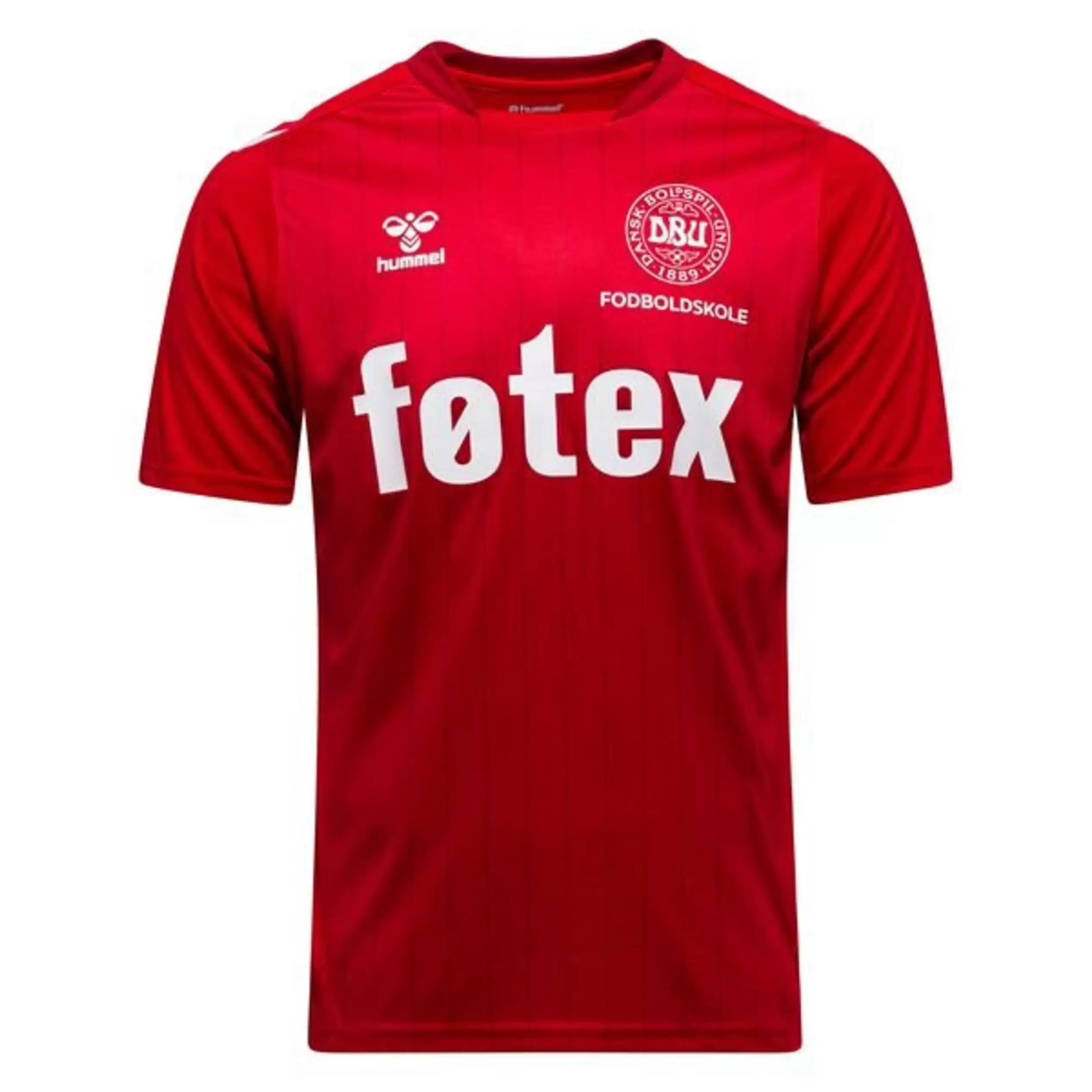 Hummel DBU Fodboldskole 2026 Deltager Pelipaita - Punainen/Valkoinen