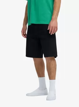 Quiksilver Baggy Men Black Denim Shorts