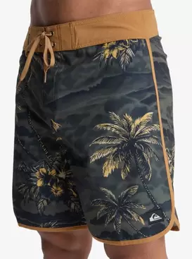 Surfsilk Scallop 18" Men Black Boardshorts