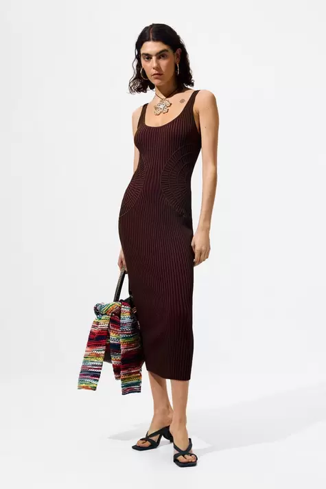 Plain strappy dress