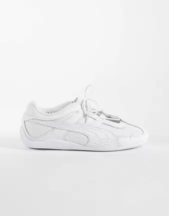 Puma Speedcat GO mary jane trainers in white metallic