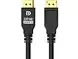 Fuj:tech DisplayPort 2.1 UHBR10 -kaapeli, 1 m