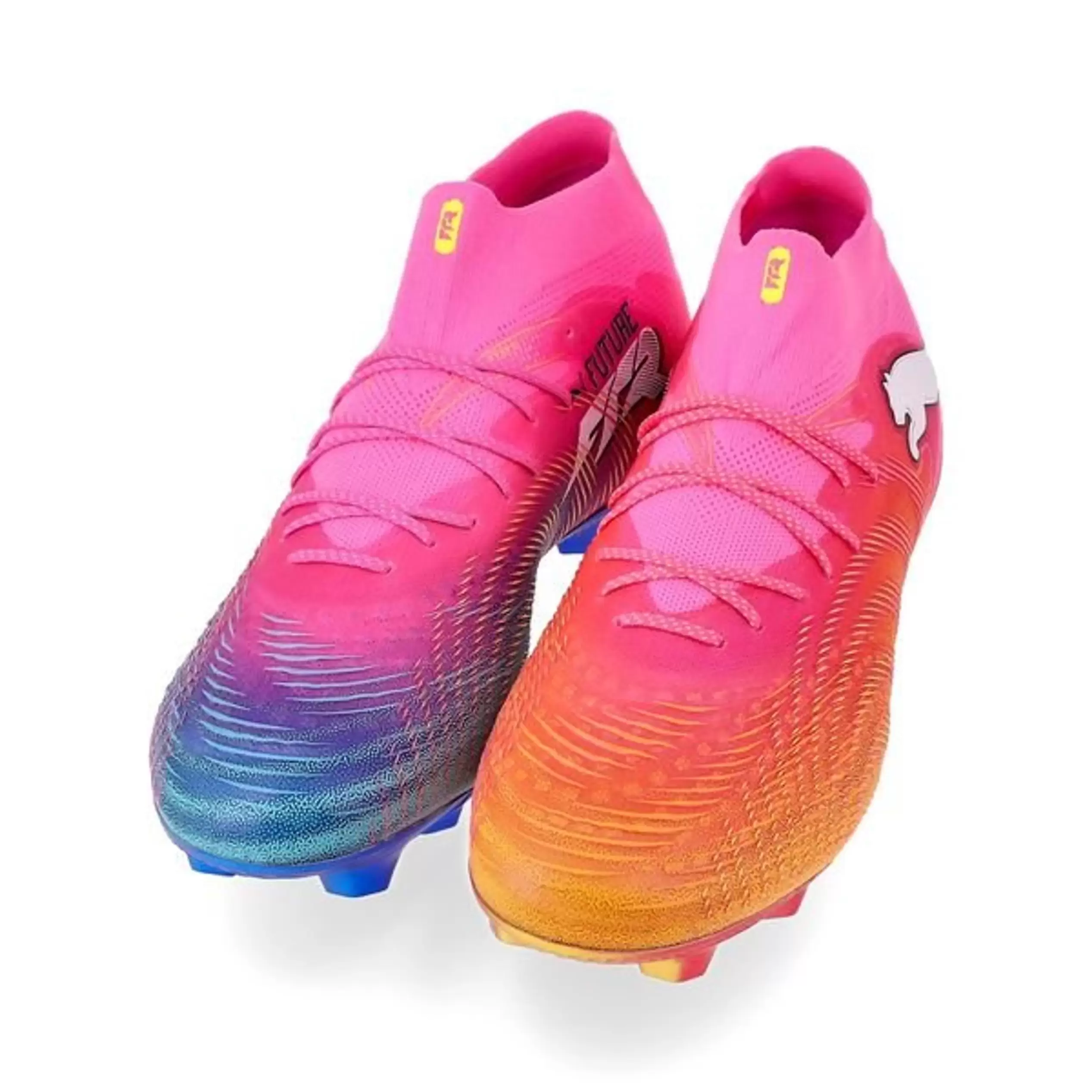 PUMA Future 9 Ultimate FG Showtime - Poison Pink/Aurinkovirta/Sininen/Valkoinen Nainen