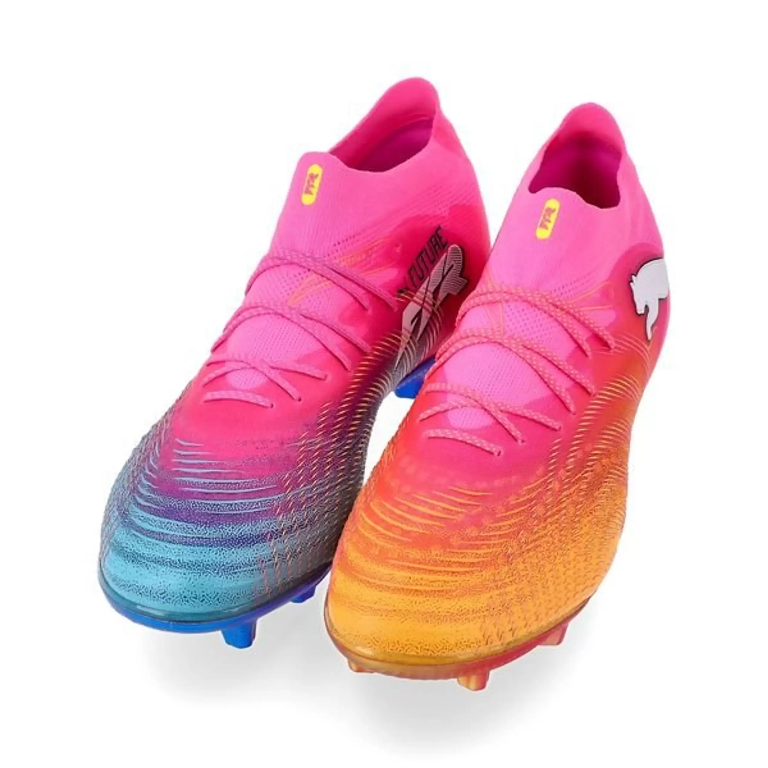 PUMA Future 9 Ultimate AG Showtime - Poison Pink/Aurinkovirta/Sininen/Valkoinen