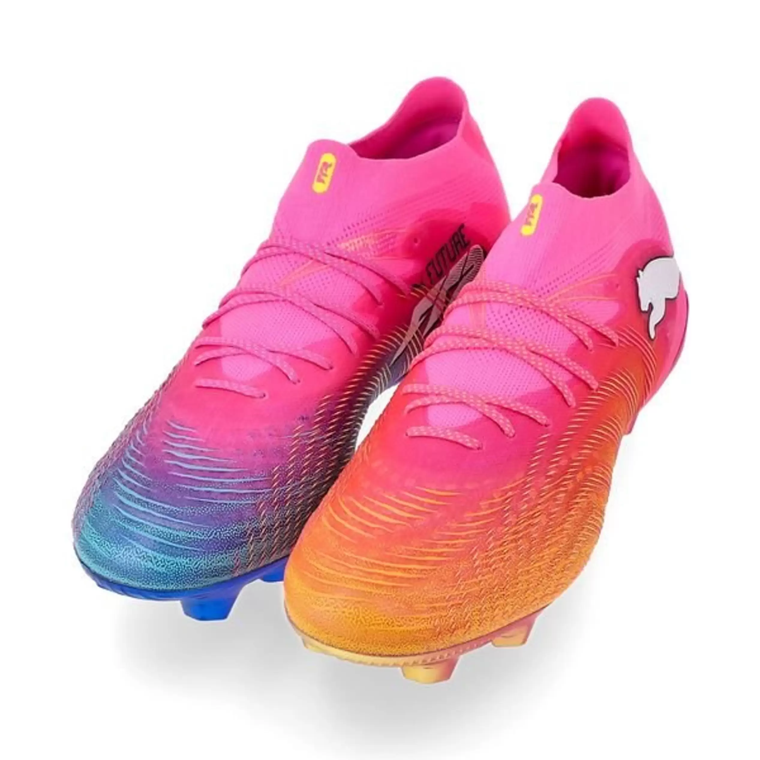 PUMA Future 9 Ultimate FG Showtime - Poison Pink/Aurinkovirta/Sininen/Valkoinen