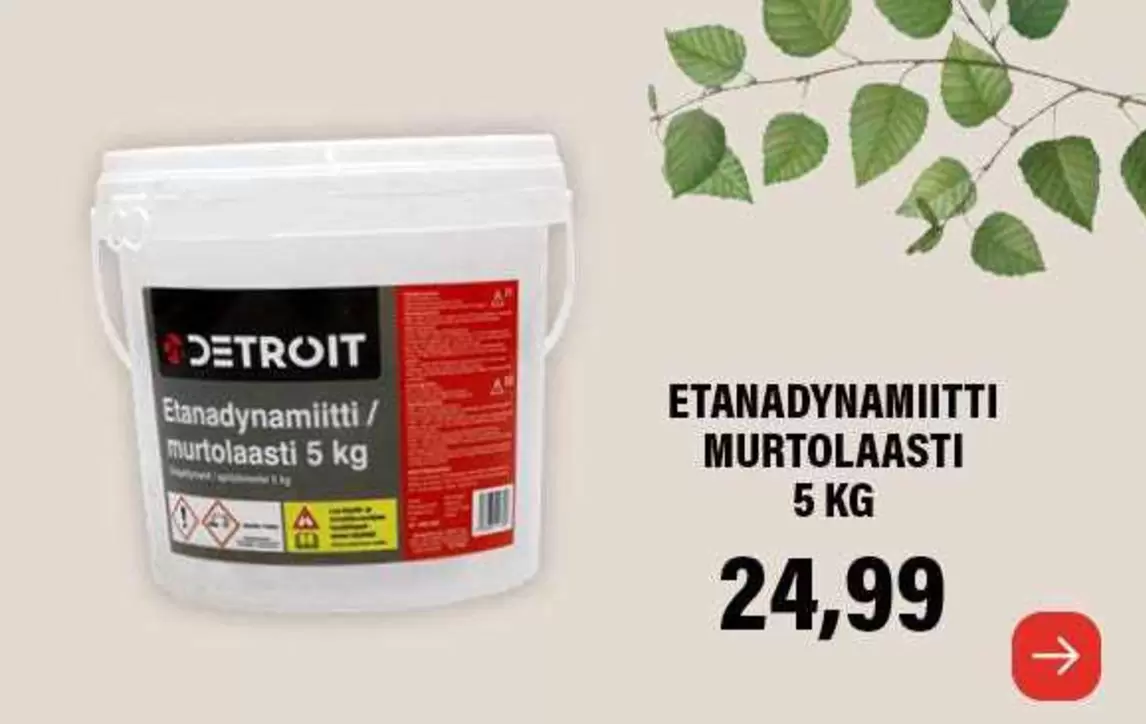 Etunadynamiitti Murtolaasti