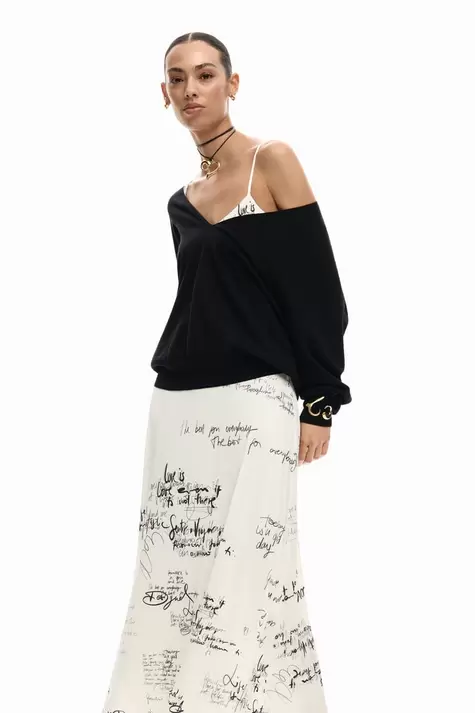 Long combined dress