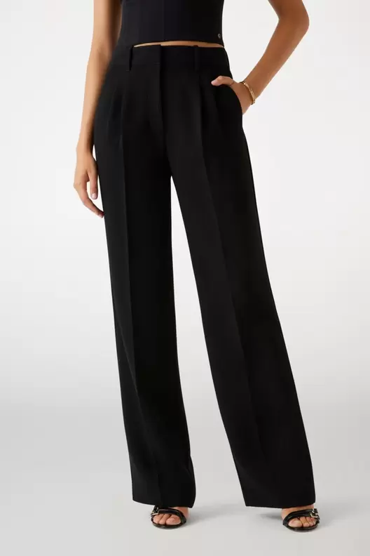 Tailored crepon pants