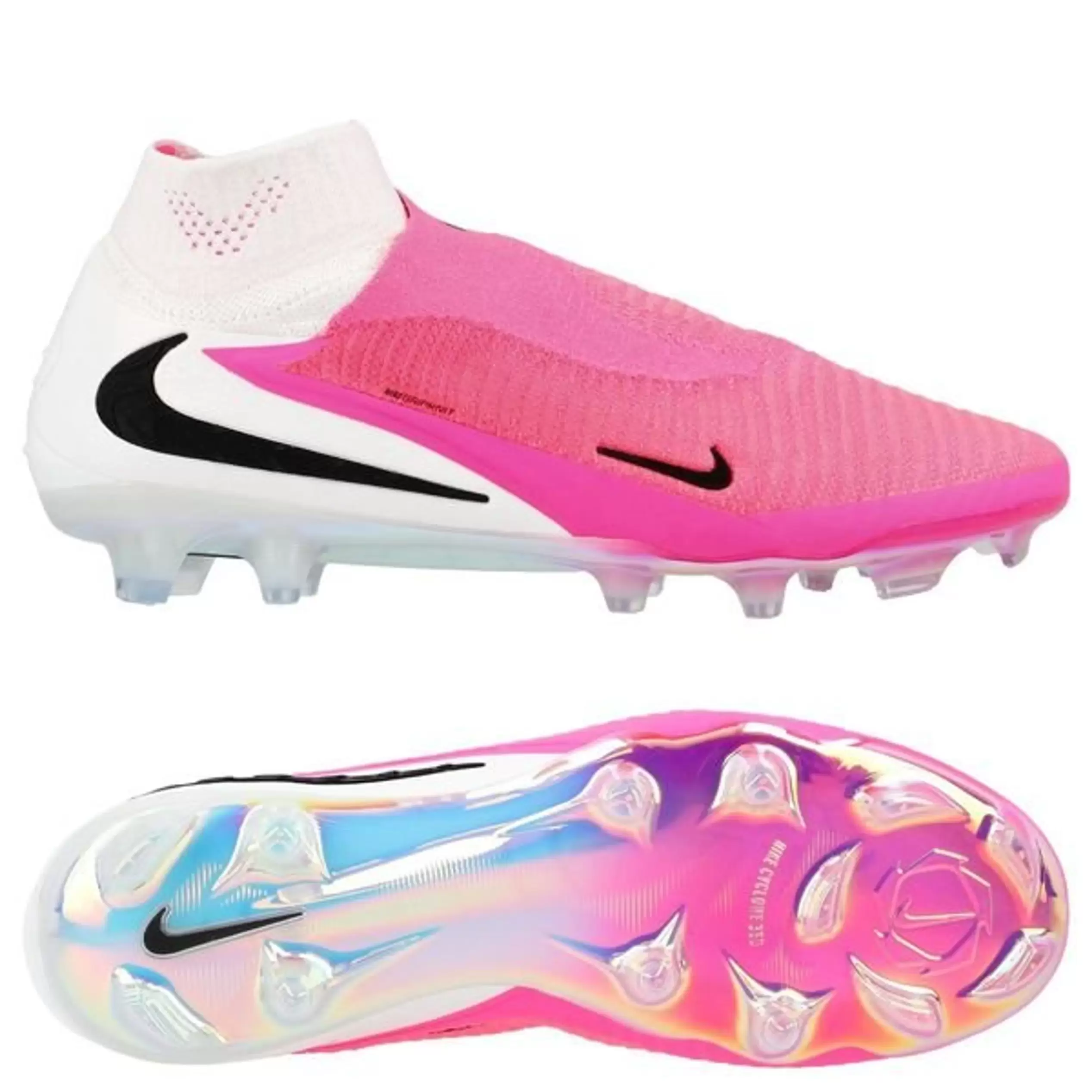 Nike Phantom 6 Elite High Cut FG Breakout - Pinkki/Valkoinen/Musta