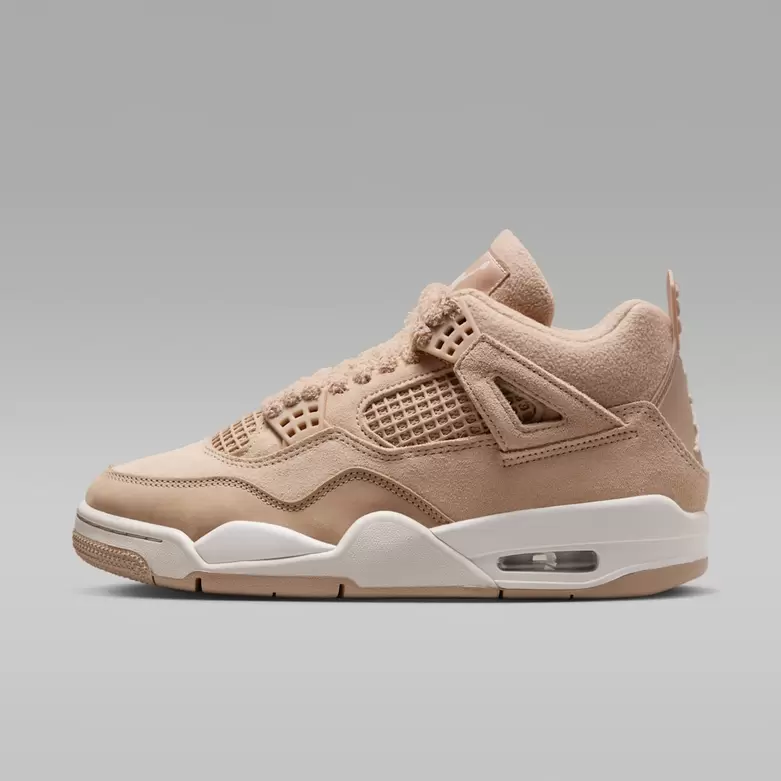 Air Jordan 4 Retro 'Pale Ivory and Tough Red'