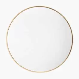 Peili, Ø 50 cm, kulta