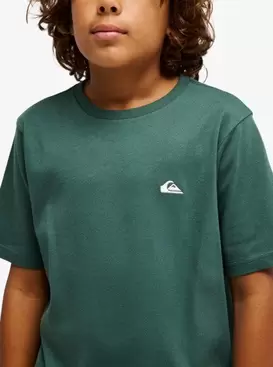 Basic Boys 8-16 Green Short Sleeve T-Shirt