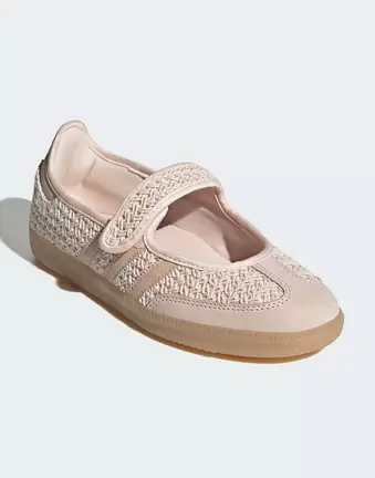 Adidas Originals Samba mary jane flats in light pink