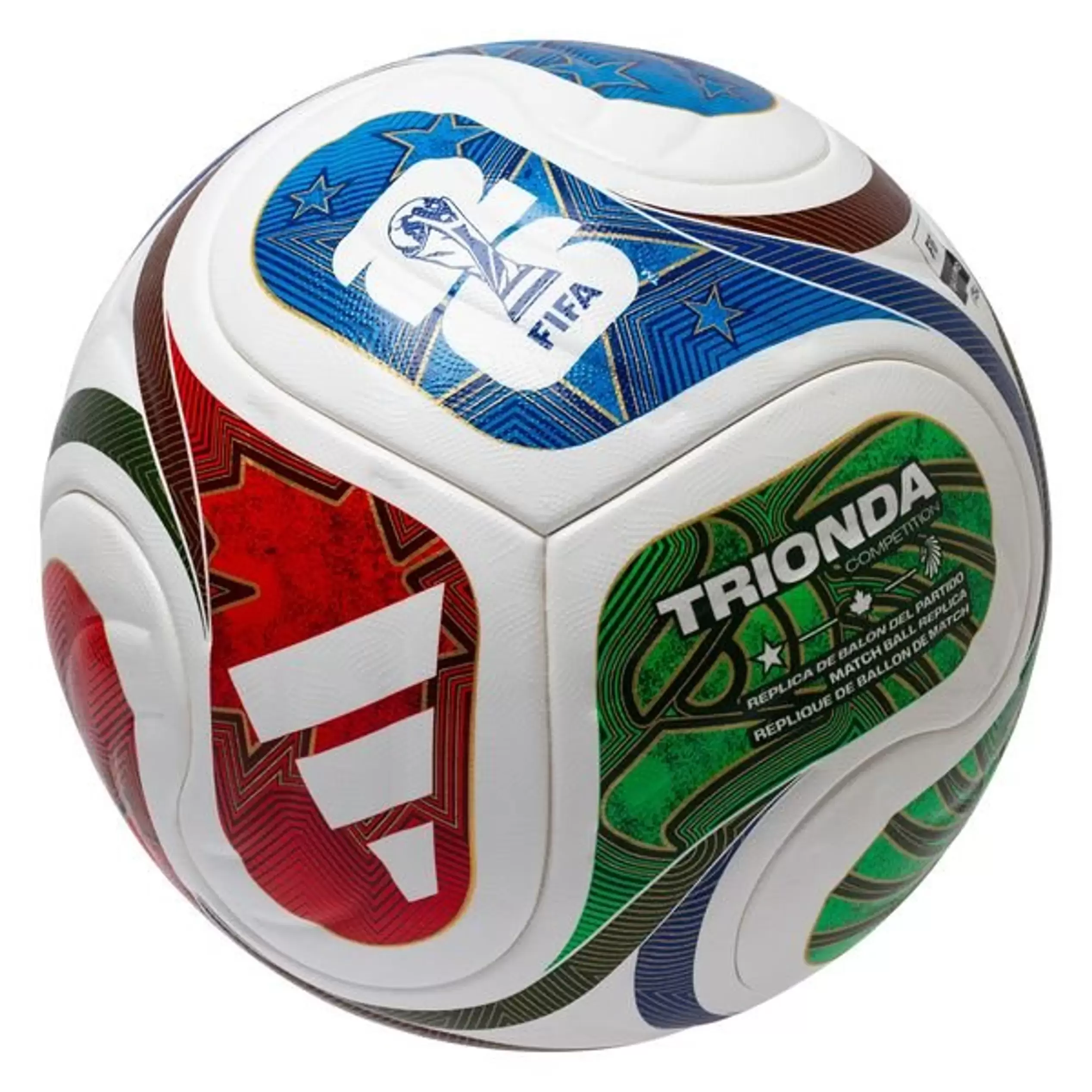 Adidas Jalkapallo Trionda Competition World Cup 2026 - Valkoinen/Sininen/Punainen/Vihreä