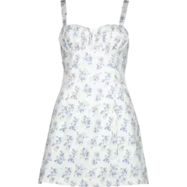 Flared mini dress