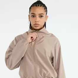Sport jacket with reflective logo