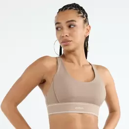 Sports bra with elastic tape