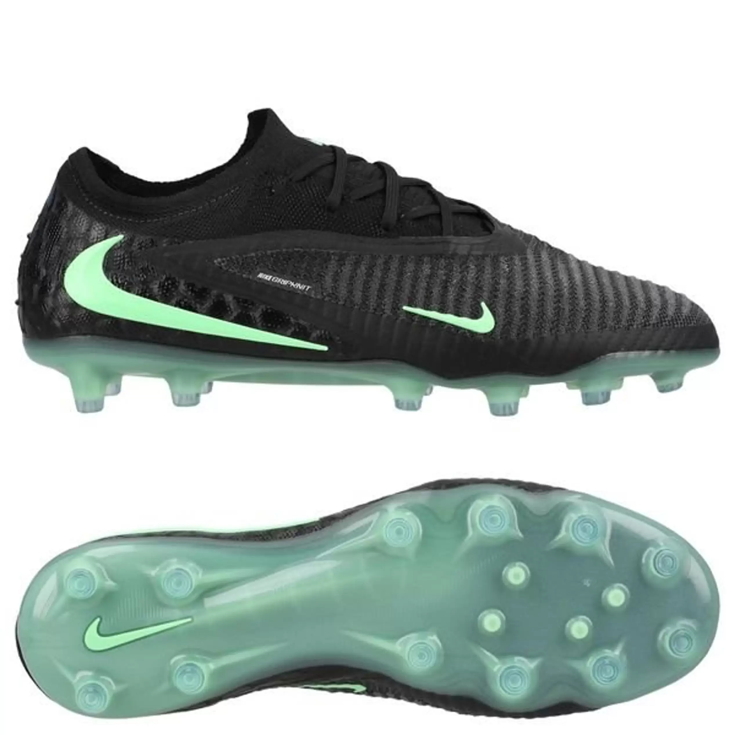 Nike Phantom 6 Elite Low Cut AG-PRO - Musta/Illusion Green ENNAKKOTILAUS
