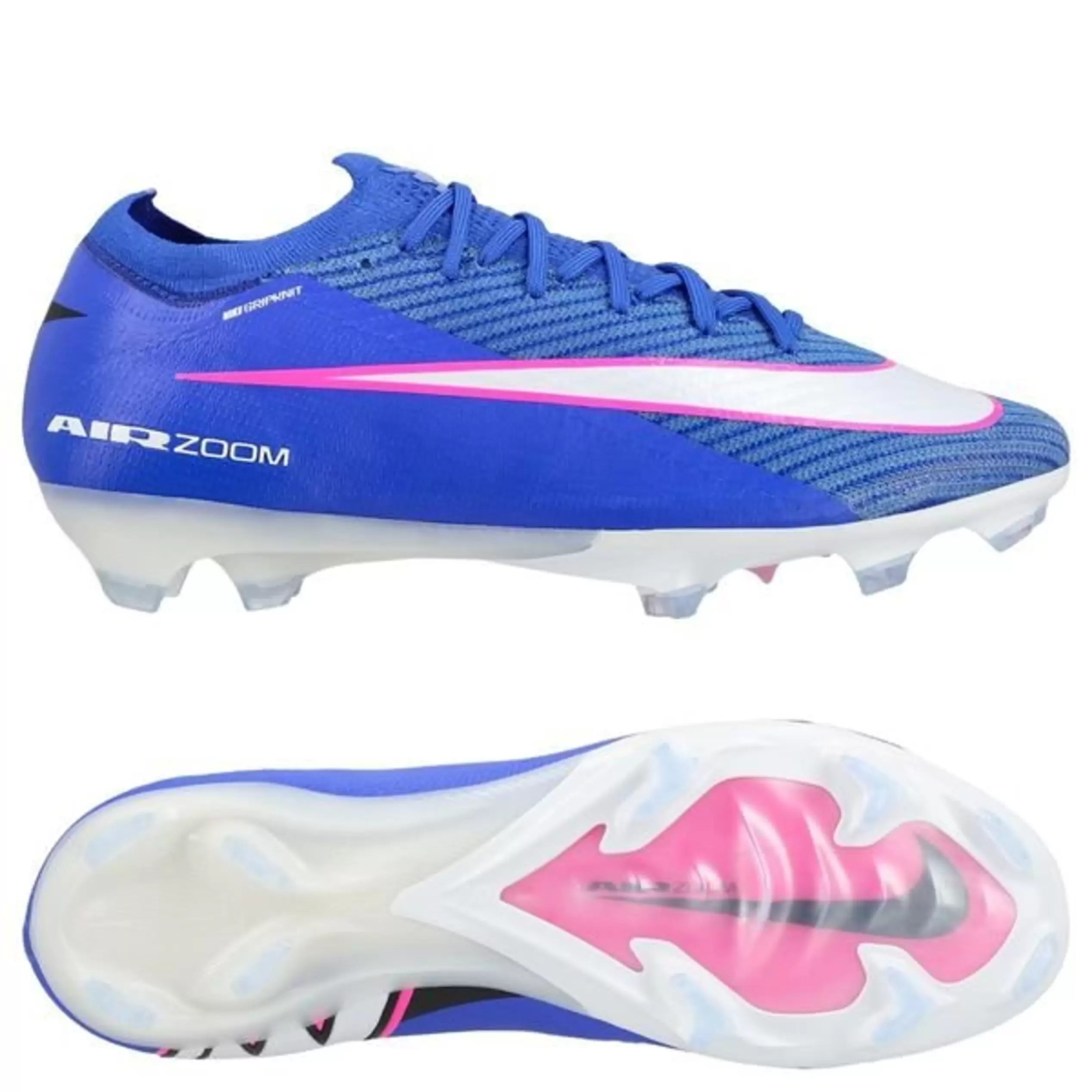 Nike Air Zoom Mercurial Vapor 16 Elite FG Attack - Sininen/Valkoinen