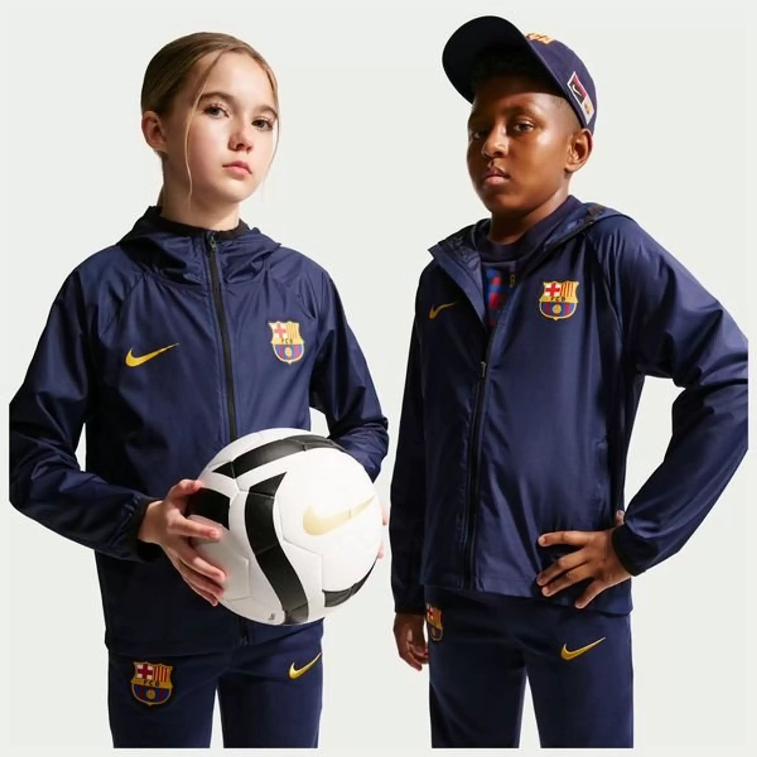 Barcelona Sadetakki - Sininen/Musta/Keltainen Lapset