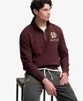 Vintage Athletic Half Zip -collegepaita Rento Istuvuus