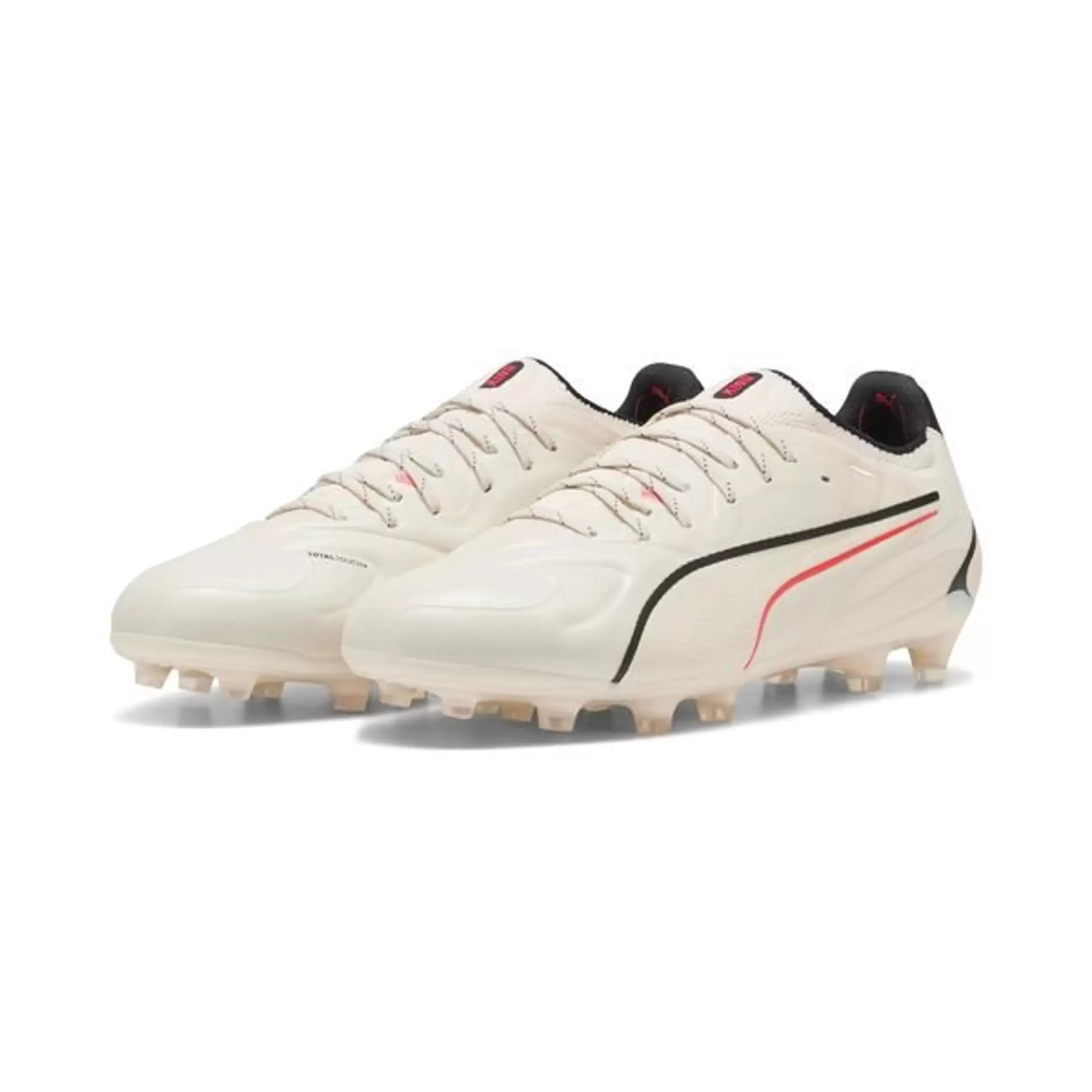 PUMA King 20 Ultimate FG/AG The Arrival - Sokeroitu manteli/Musta/Ultra Red ENNAKKOTILAUS