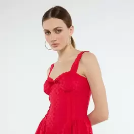 Waisted mini dress
