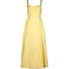 Waisted midi dress