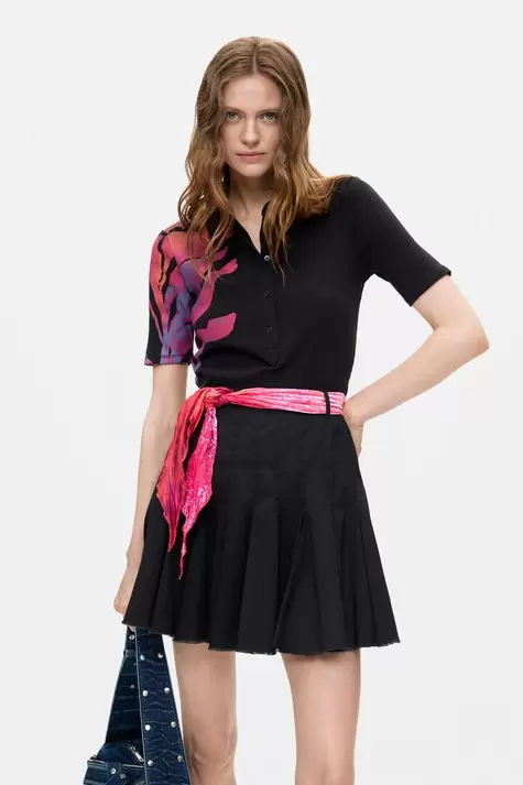 Printed short dress