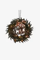 Paristokäyttöinen kuusikranssi 25 LED ⌀ 40 cm