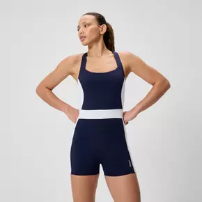 Women's Jetstream Colourblock Legsuit Navy/White
