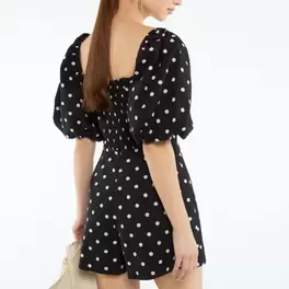 Jumpsuit with puffy sleeves