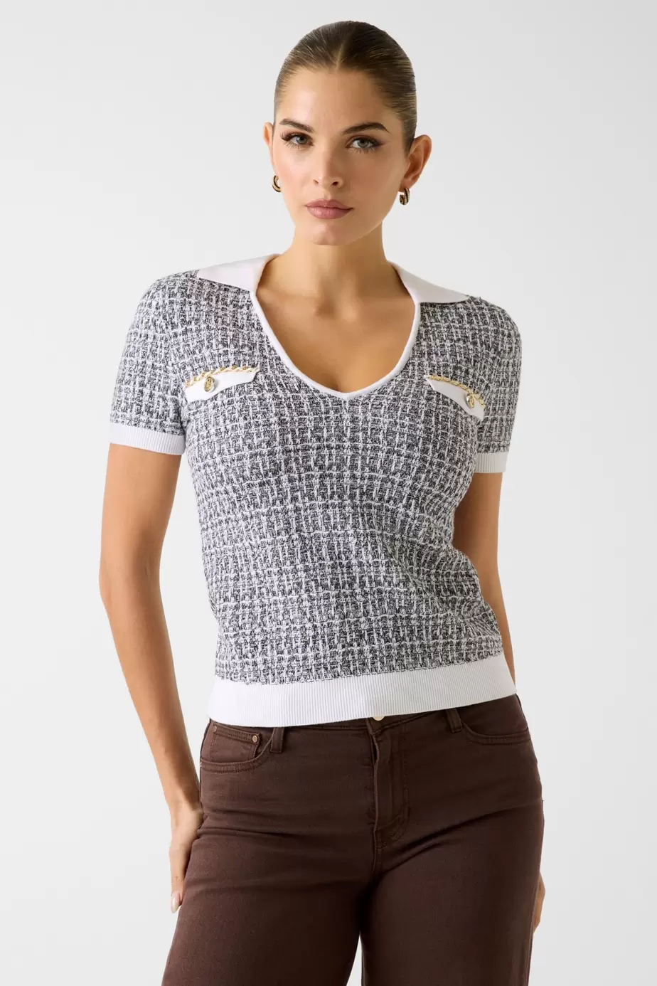 Tweed sweater