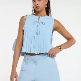 Blouse with bow