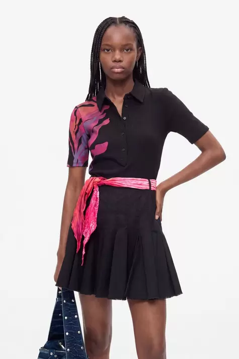Printed short dress