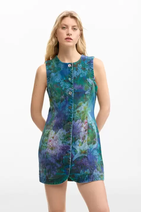 Denim garden dress