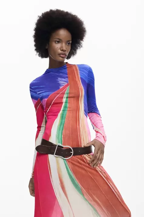 Knit arty dress